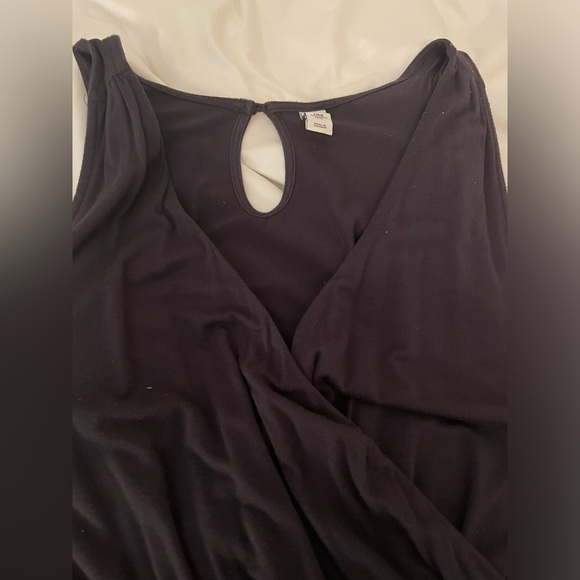 Old Navy beach cover up in dark grey - size petite large - Picture 2 of 5